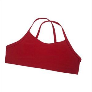 Gap girls strappy swim top NWT XS red